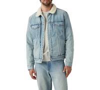 Levi's Type 3 Trucker Chaqueta Vaquera, Kentucky Blue Sherpa-Azul, L Hombres