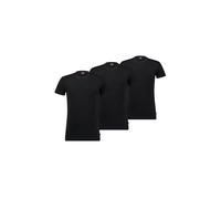 Levi's V-Neck 3p T-Shirt Camiseta, Black, XL (Pack de 3) para Hombre