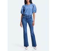 Levi's Vaquero de mujer 726 High Rise Flare lavado medio. 34-36 (25 - Largo: 32)