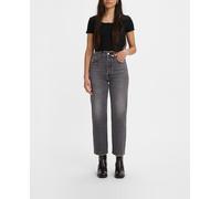Levi's Vaquero de mujer Ribcage Straight Ankle High. Gris oscuro 40 - Largo 29