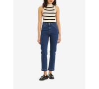 Levi's Mujer Jeans Rectos Tailored 724 Seams To Work Blue 25 30