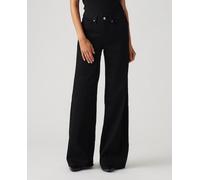 Levi's Vaquero recto 318™ Shaping Wide Leg de mujer tiro medio. Negro 40-42/31 - Medida 32