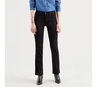 Levi's 314 Shaping Straight Vaqueros, Black And Black, 32W / 32L Mujer