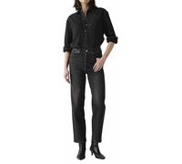 Levi's Vaqueros Ribcage Straight Ankle – Indigo medio Worn In – Negro – 26W/29L