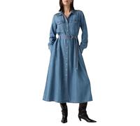 Levi's Vestido Informal para Mujer Quincey LS Maxi Dress (1 Unidad), Bright Mid Stone, L