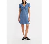 Levi's Vestido vaquero mini de manga corta. Azul 36/XS