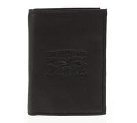Levi's Vintage Two Horse Vertical Coin Wallet, Monedero Unisex adulto, Negro (Regular Black), Talla Única