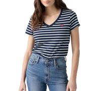 Vneck Emily Stripe Navy Blazer S