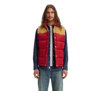 Levi's Western Super Puffer Vest, Hombre, Rhythmic Red, M