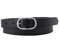 Levi's Women's Charlie Belt cinturón, Regular Black, 80 para Mujer