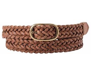Levi's Women'S Charlie Braid Belt, cinturón Mujer, Brown, 95