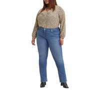 Levi's Women's Plus Size 314 Shaping Straight Jeans, Lapis Gem, 46W / 32L
