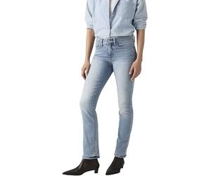 Levi's Women's Plus Size 314 Shaping Straight Jeans, Twice The Time, 52W / 34L