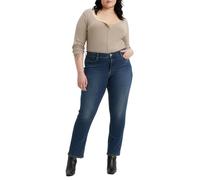 Levi's Women's Plus Size 314 Shaping Straight Jeans, Zealous Blue, 48W / 30L