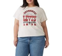 Levi's Women's Plus Size tee T-Shirt, Copper Riveted Rock Poster Sugar Swizzle, 1XL