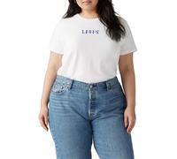 Levi'S Women's Plus Size tee T-Shirt, Serif Emb Bright White, 1XL