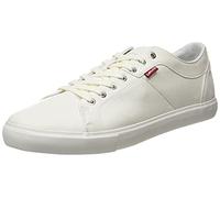 Levi's Woodward, Zapatillas Hombre, Blanco (Regular White), 42 EU