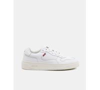 Levi's Zapatillas Glide de hombre tipo casco bajas en piel con plantilla reciclada Ortholite™. Blanco 44