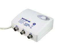 Levitantes Amplificador interior de antena TV, 60 dB, compatible con UHF/VHF, mejora la recepción, ideal para ver televisión de.