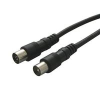 Levitantes Cable coaxial RG59 de 2.5 m para conexiones de TV, ideal para transmisión de video y señal de alta calidad.