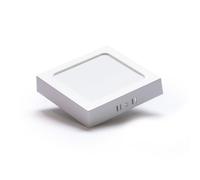 Levitantes Downlight E6 LED de superficie cuadrado 12W D172*H34.5 mm, luz cálida 3000K 1190lm, fácil instalación, iluminación de techo