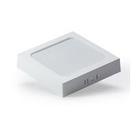 Levitantes Downlight E6 LED de superficie cuadrado D173*H35 mm, 12w luz natural 4000K 1400lm, fácil instalación, iluminación de techo