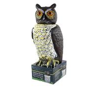 Levitantes Estatua Decorativa de búho con diseño Realista y Colores Naturales, ahuyenta Palomas en Jardines y terrazas.