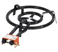 levitantes Paellero de gas 50 cm con 20500 PA y diseño compacto, ideal para cocinar paellas y otros platos al aire libre.