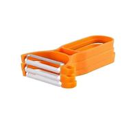 levitantes Pelador Multiusos en Pack de 3, Fabricado en Acero Inoxidable y plástico ergonómico, Ideal para pelar Frutas y Verduras con Facilidad.