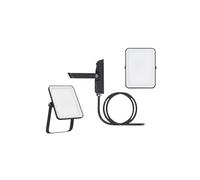 Levitantes Proyector LED 10W 4000K 950Lm, color negro, ideal para iluminación de exteriores y señalización.