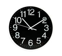 Levitantes Reloj de Pared Negro 25 cm, Mecanismo preciso, diseño Moderno, Ideal para decoración y Control del Tiempo en Cualquier habitación.