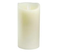 Levitantes Vela LED decorativa de 15 cm en color marfil, ideal para ambientar espacios y crear atmósferas tranquilas.