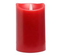 Levitantes Vela LED decorativa roja de 12.5 cm, fácil de usar, ideal para ambientar espacios y crear atmósferas acogedoras.
