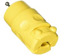 Leviton 515 CV 15 Amp, 125 V, PVC cable de puesta a tierra toma de, amarillo