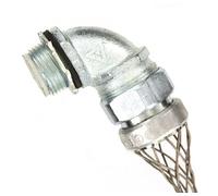 Leviton L7917 3/4-Inch, Straight, Male, Aluminum Body, Liquid-Tight Metal Core Conduit, Strain-Relief Grip by Leviton