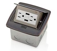 Leviton PFGF1-BN caja de piso desplegable