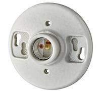 Leviton Portalámparas sin llave, circuito único de porcelana 250 V