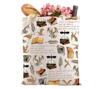 LEVLO 4wing Dragon - Bolsa de mano inspirada en dragones, regalos para lectores, fanáticos de Dragon Rider, bolsa de compras reutilizable, Reescrito3, large