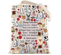 LEVLO Alice Movie - Bolsa de maquillaje con cremallera para mujeres y niñas