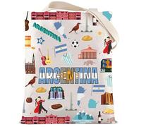 LEVLO Argentina Bolsa de viaje Argentina Recuerdo Regalo República de Argentina Bolsa de hombro Argentina Fútbol Mercancía, Bolso Argentina, Medium