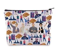 LEVLO Bill And Ted - Bolsa de maquillaje para fanáticos de Bill & Ted, regalo de Bill & Ted Be Excellent To Each Other Toiletry Ba Bill & Ted Movie Merch, Bolsa Be Excellent, Bolsa de mano