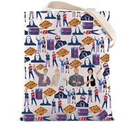 LEVLO Bill And Ted - Bolsa de maquillaje para fanáticos de Bill & Ted, regalo de Bill & Ted Be Excellent To Each Other Toiletry Ba Bill & Ted Movie Merch, Bolsa WY, Bolsa de mano