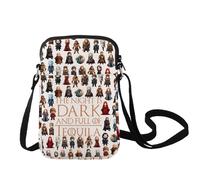 LEVLO Bolsa cruzada de Thrones Game para fanáticos del juego de tronos, regalo de la noche es oscura y completa de terrores, Nnight is Dark C Bag