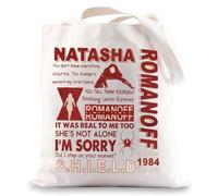 LEVLO Bolsa de compras reutilizable para fanáticos de la película Widow Spider, regalo para fanáticos de la película Viuda Romanoff, Bolso Widow, Medium