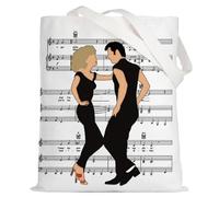 LEVLO Bolsa de mano musical Danny & Sandy Fans Gift Danny Drama Bolsa de hombro Sandy Theatre Merch, Grea - Bolsa musical, Medium