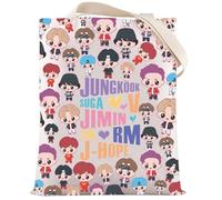 LEVLO - Bolsa de maquillaje para miembros del ejército coreano, para mujeres y niñas, Bolso Army RM, Bolsa de cosméticos