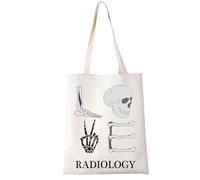 LEVLO Bolsa de radiología, regalo de radiología para enfermera, regalo de agradecimiento de radiología, regalo de radiología, regalo de radiología para mujeres, bolsa de compras, Bolsa de radiología,