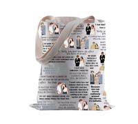 LEVLO Bolsa de verano para vacaciones junto al mar, con texto en inglés "I Just Need Somebody I Need You", bolsa de compras, regalo para el día de San Valentín para ella, Necesita a alguien, 35cm