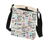 LEVLO Bolso cruzado para anestesia, regalo de anestesiólogo, anestesia, semana tecnológica, regalo para técnico, anestesista, enfermera, médico, I Like People Cb2, large