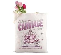 LEVLO Colin Carriage Club - Bolsa de la compra Colin Carriage Rides Gift Polin Season Gifts Regency TV Show Inspired Tote Bag, Carruaje 2t, large
